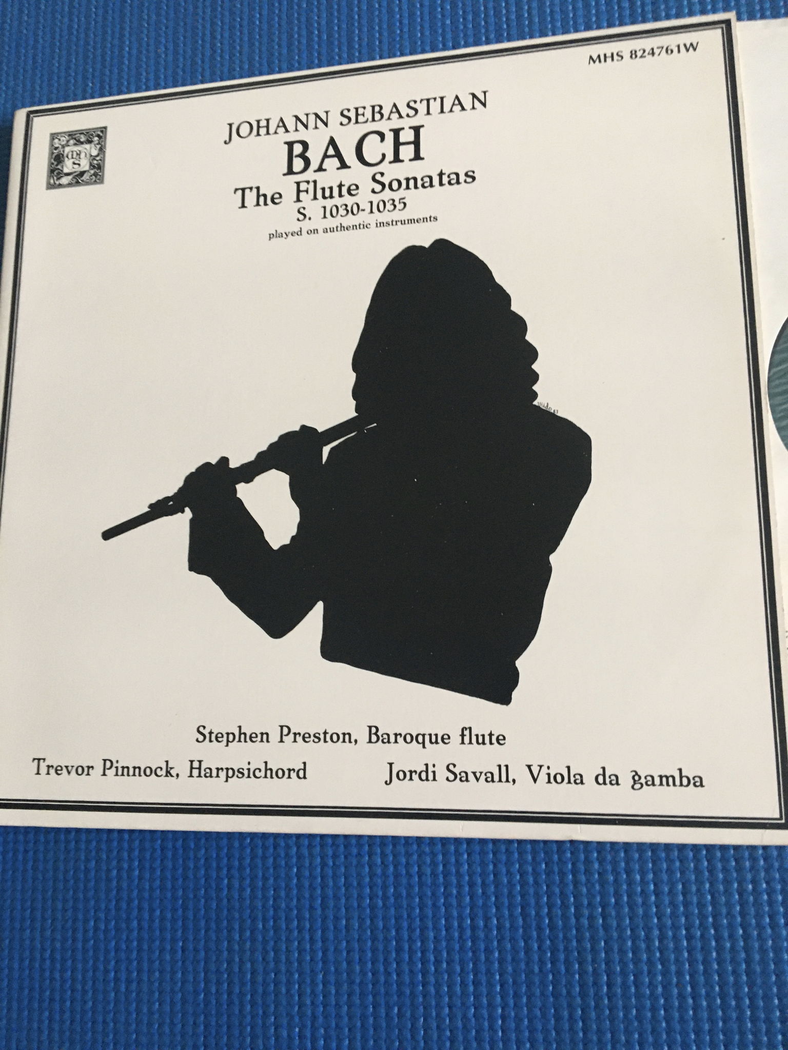 MHS Bach the Flute Sonatas S 1030-1035  Double Lp recor... 2