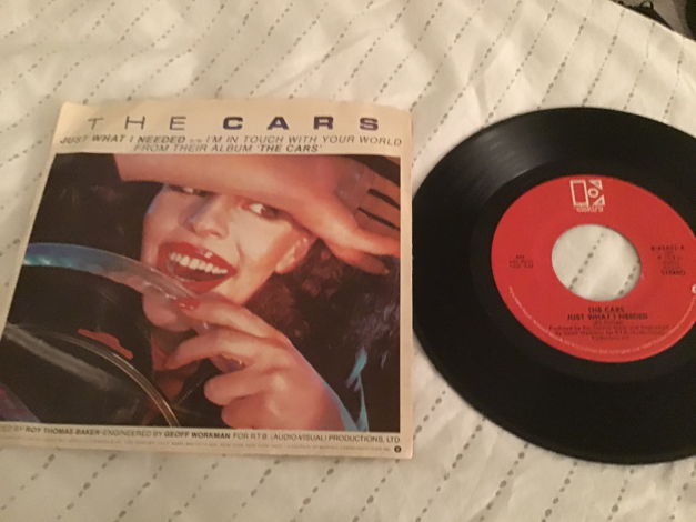 The Cars Just What I Needed 45 With Picture Sleeve Viny...