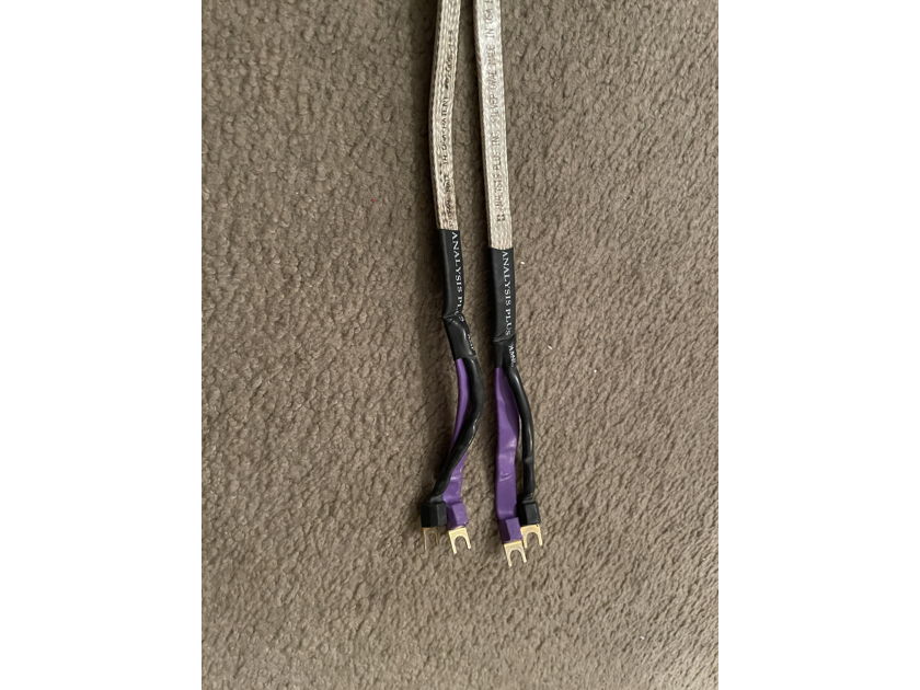 Analysis Plus Silver Oval 6ft speaker cables - customer trade in
