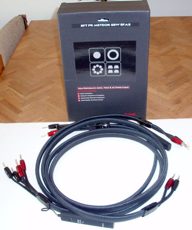 AudioQuest meteor Single-BiWire 8 ft. speaker cables