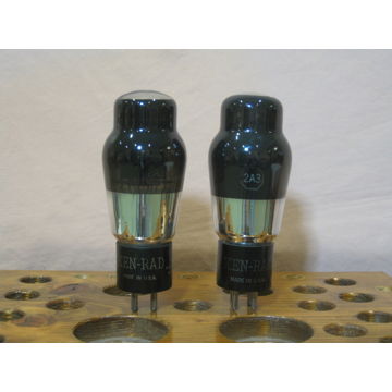 Ken-Rad 2A3 electronic tubes matching pair