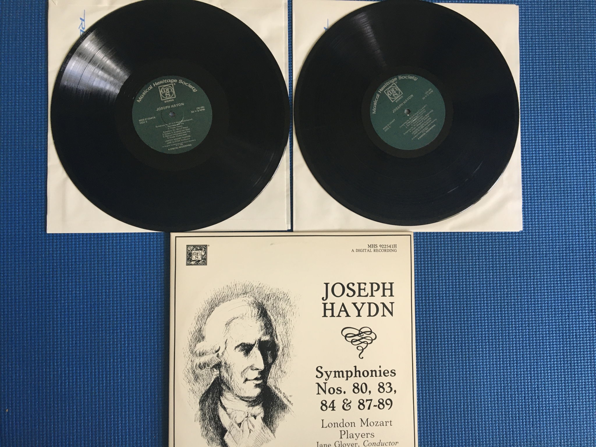 MHS Joseph Haydn double Lp record  Symphonies nos 80 83...