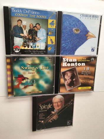 Jazz cd lot of 5 cds Spiegle Kenton Defranco  Byrd root...