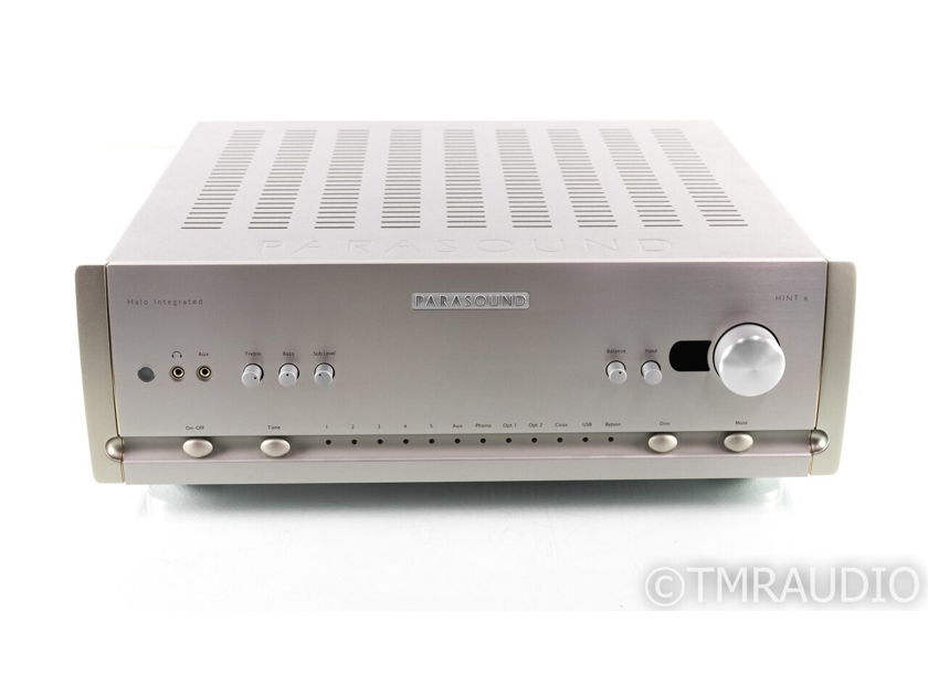 Parasound Halo Hint 6 Stereo Integrated Amplifier; MM / MC Phono; Remote (27233)