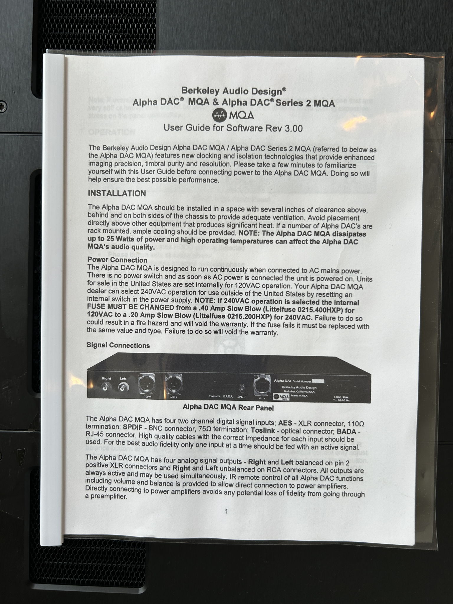 Berkeley Audio Design Alpha DAC Series 2 4