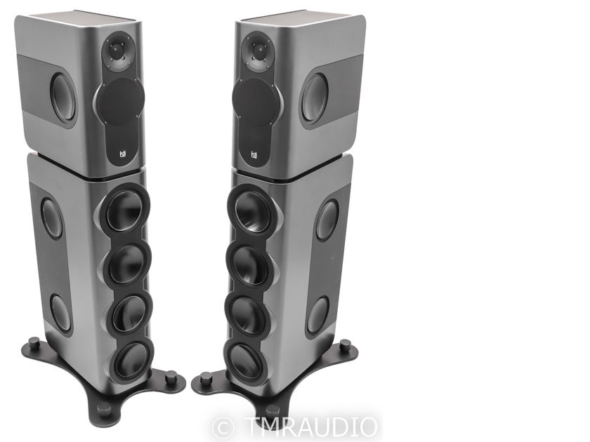 Kii Audio BXT Powered Floorstanding Speakers; Graphite Pair; Kii