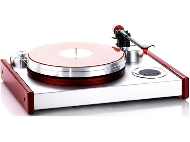 Acoustic Solid VINTAGE RED Turntable: MINT Demo; Full W...