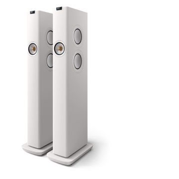 Brand New in Box KEF LS60 Wireless Speakers Mineral White
