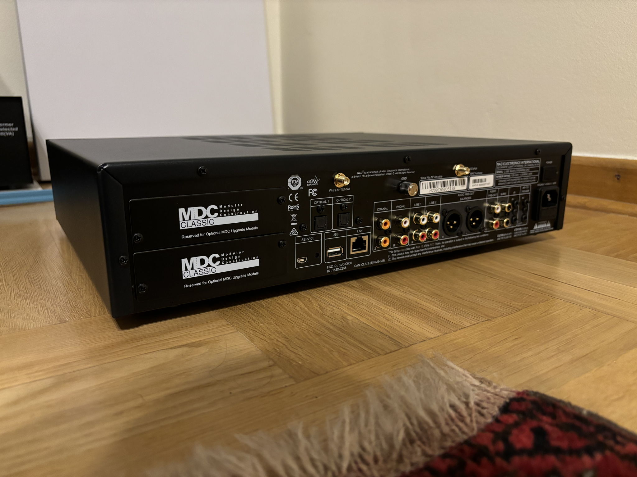 NAD C658 streaming DAC/preamp with DIRAC room correction 2