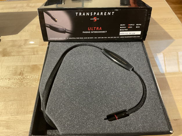Transparent Audio Ultra Phono Gen 5 RCA 1.5 meter