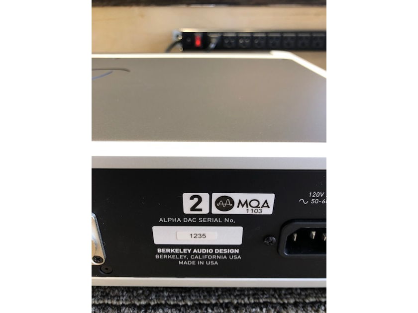 Berkeley Audio Design Alpha DAC Reference Series 2 MQA