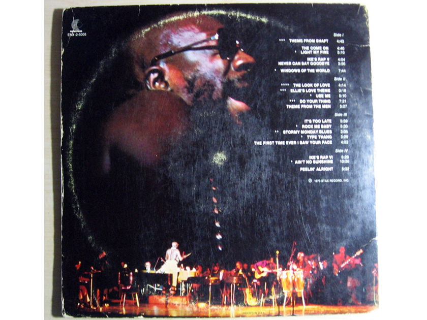Isaac Hayes - Live At The Sahara Tahoe 1973 EX+ Double Vinyl LP Enterprise Records ENS-2-5005
