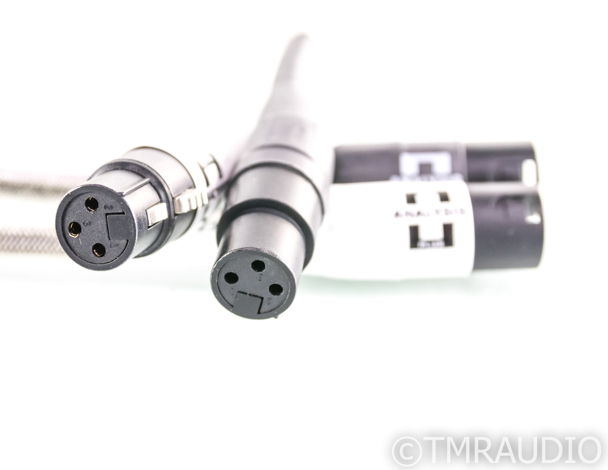 Analysis Plus Silver Oval XLR Cables; 4.8m Pair Balance...