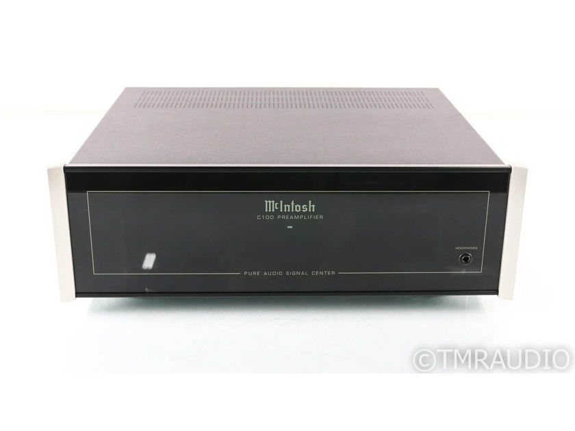 McIntosh C100A Stereo Preamplifier; No C100C Controller (Required for use) (32882)