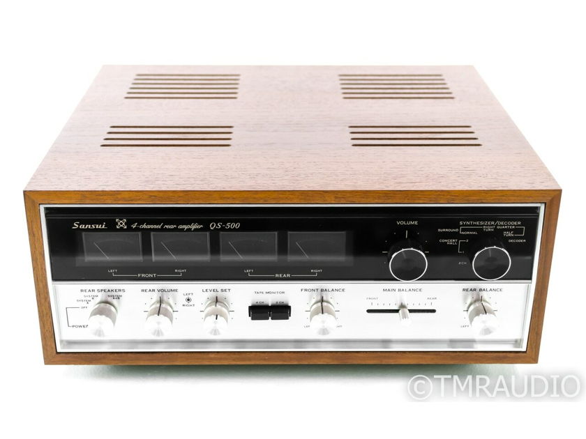 Sansui QS-500 Vintage 4 Channel Rear Amplifier; Quadrophonic; MINT w/ Box (31504)