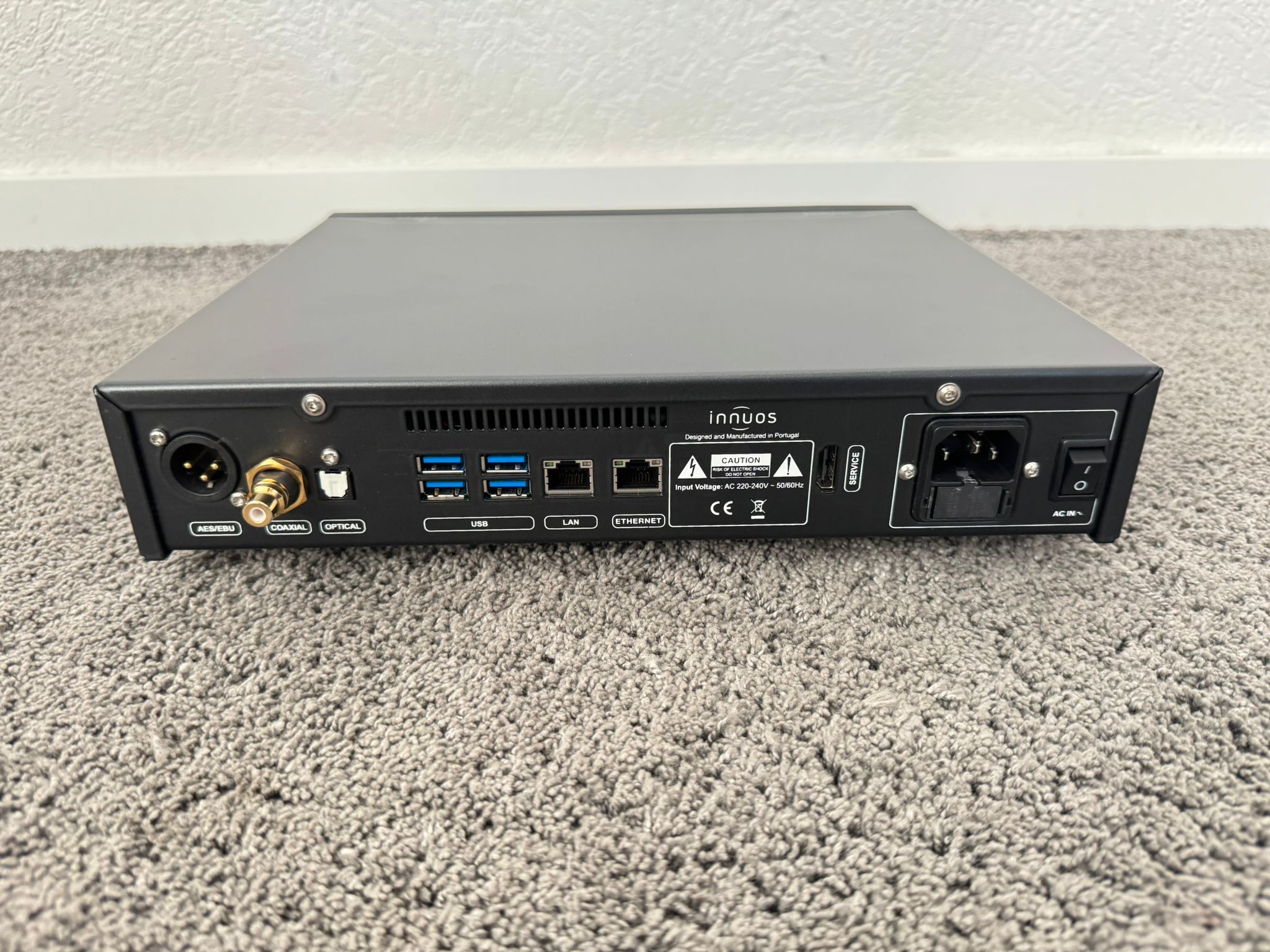 Innuos Pulse streamer in black 3