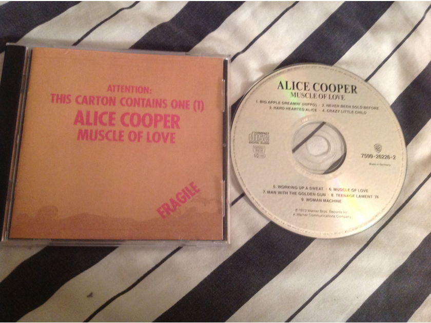 Alice Cooper  Muscle Of Love Warner Brothers Records Germany