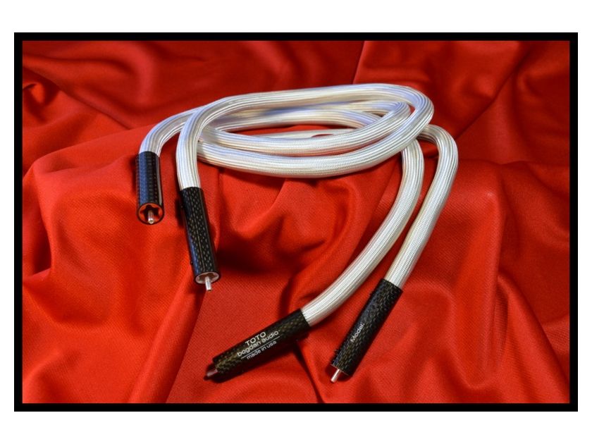 TOTO TUNGSTEN  RCA Interconnects by Bogdan Audio-Promotional price 50% off.