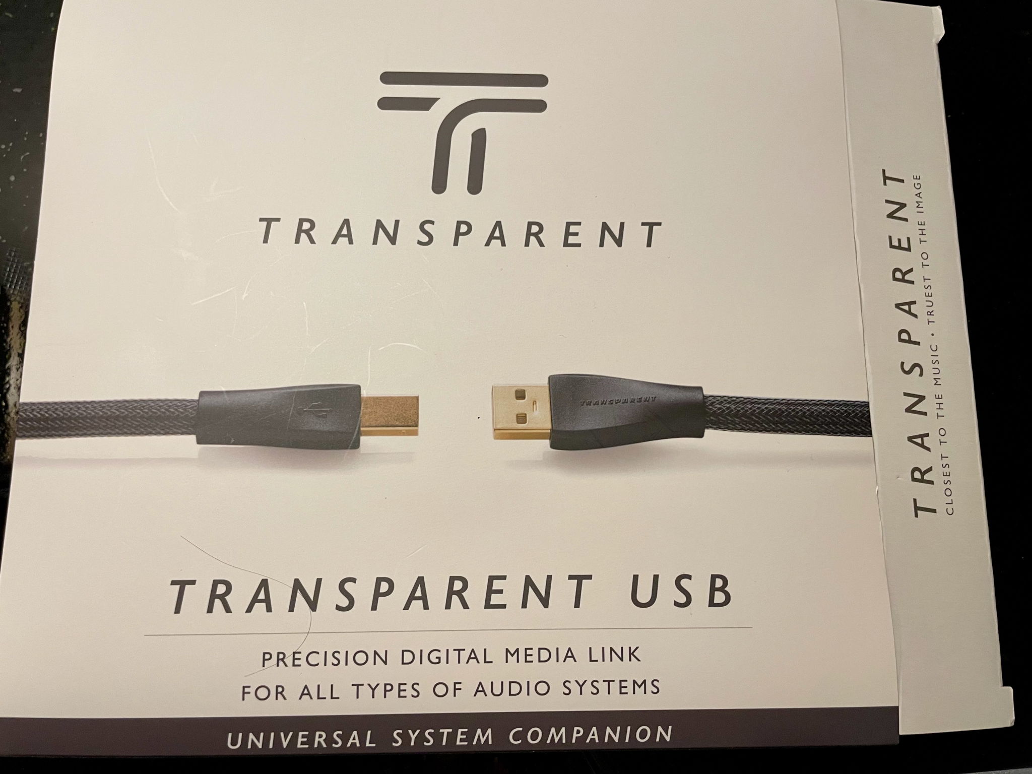 Transparent Audio USB cable