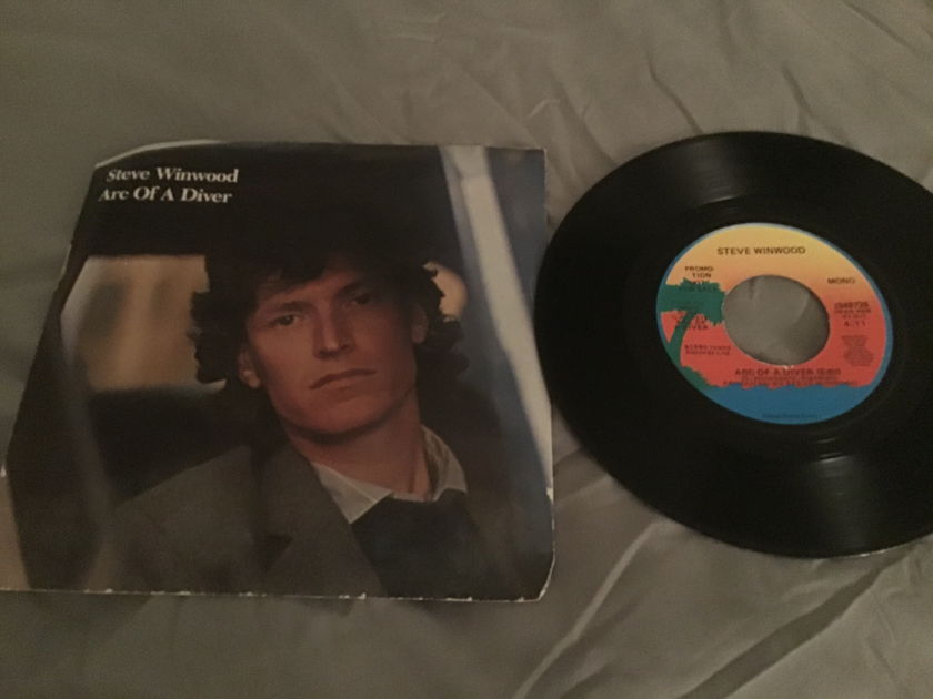 Steve Winwood Promo 45 With Picture Sleeve Vinyl NM  Arc Of A Diver