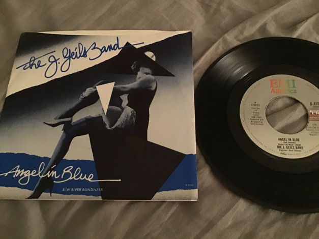 The J. Geils Band Angel In Blue 45 With Picture Sleeve