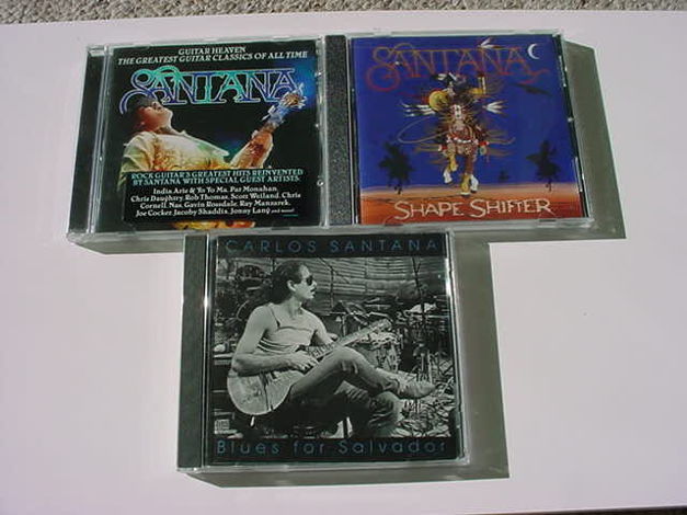Carlos Santana lot of 3 cd's cd - Blues for Salvador & ...