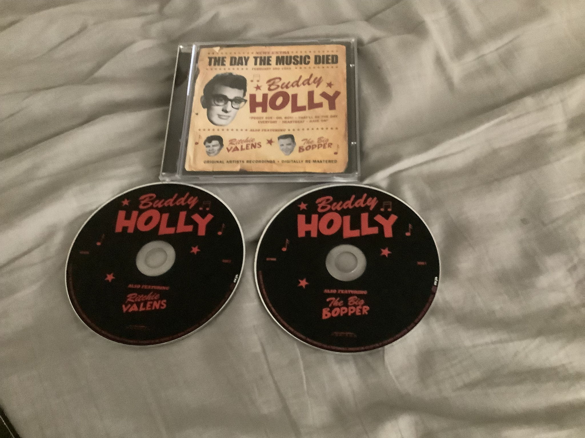 Buddy Holly 2CD MCPS Records Import With Ritchie Valens...