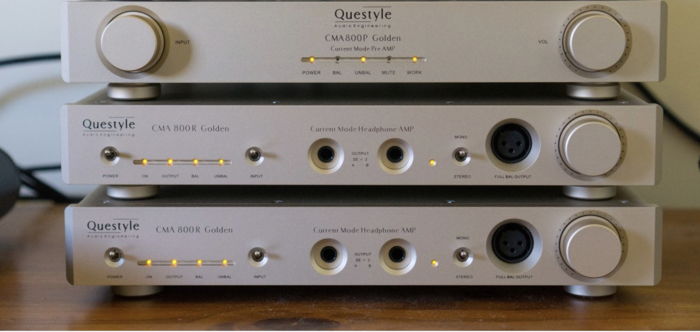 Questyle Gold Stack - PreAmp and Two Mono-block Amps!