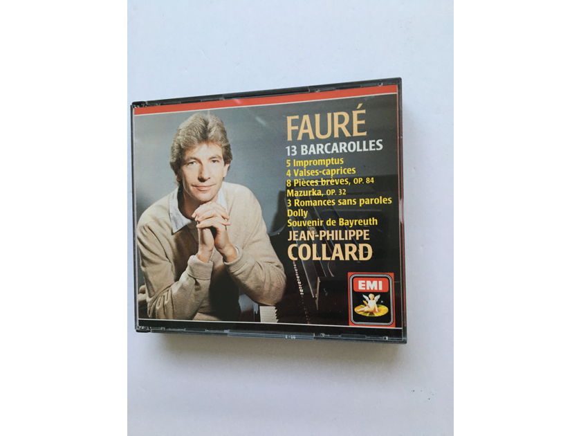 Faure Jean Philippe Collard  13 Barcarolles Cd set EMI 1990