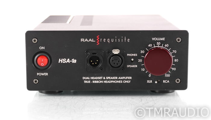 RAAL Requisite HSA-1a Ribbon Headphone Amplifier; Black...