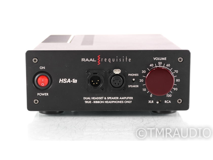 RAAL Requisite HSA-1a Ribbon Headphone Amplifier; Black; HSA1a (39091)