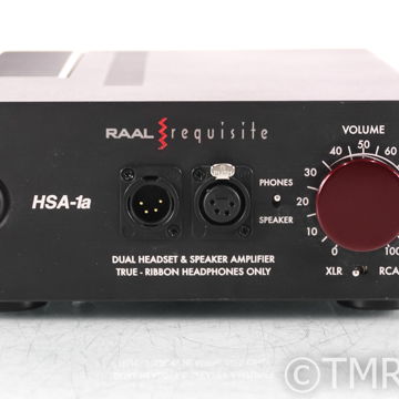 RAAL Requisite HSA-1a Ribbon Headphone Amplifier; Black...