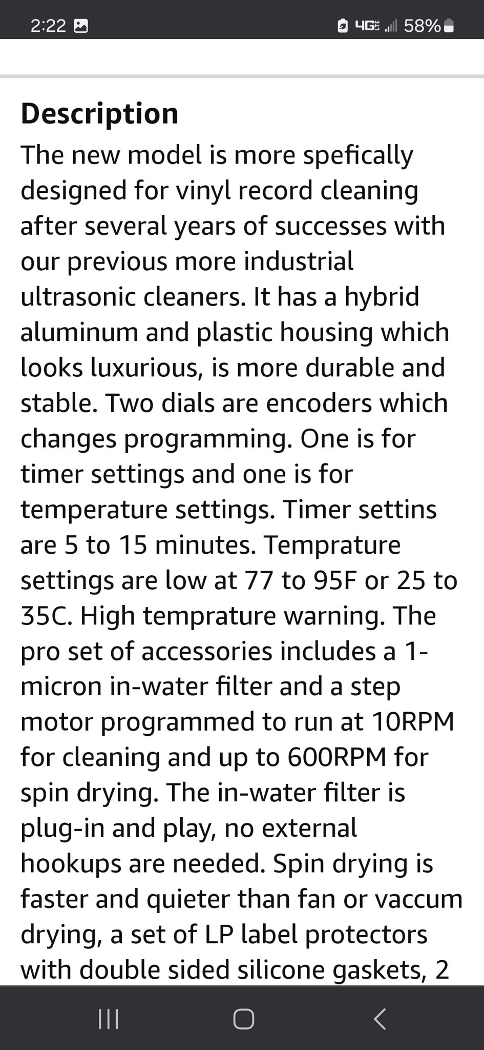 Isonic CS6.1-PRO  Ultrasonic record cleaner 11