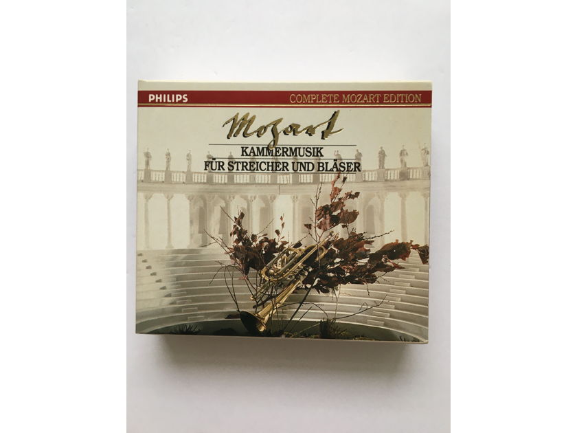 Mozart complete Mozart edition Philips  Cd set Kammermusik fur streicher und Blaser 1991