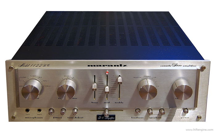 Marantz 1122DC Stereo Console Amplifier (Silver): Excel...
