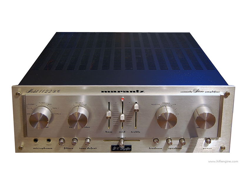 Marantz 1122DC Stereo Console Amplifier (Silver): Excellent Trade-In; 90 Day Warranty