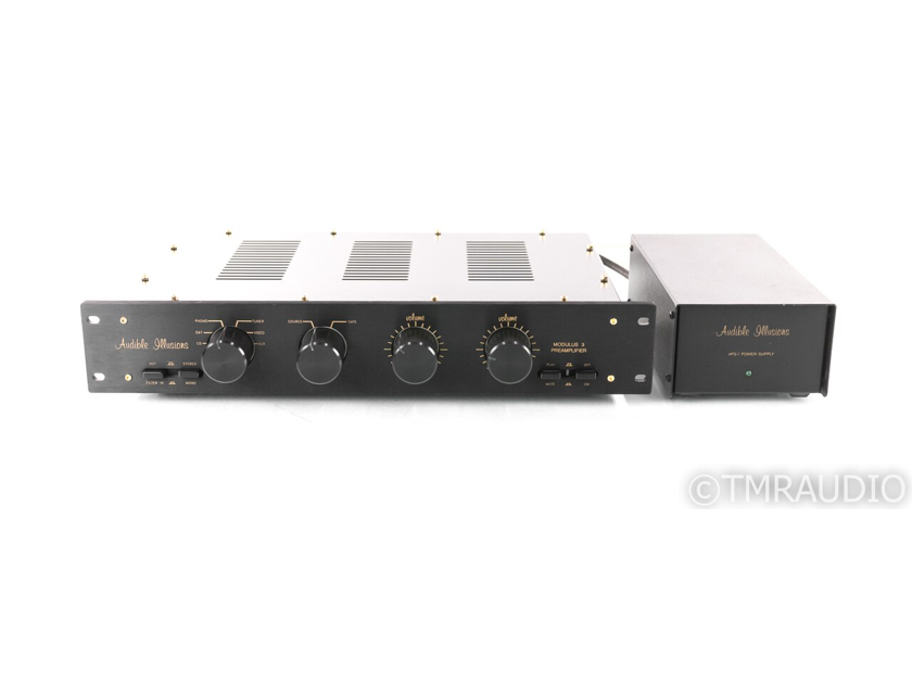Audible Illusions Modulus 3A Stereo Tube Preamplifier; 3-A; M3A; MM Phono (23839)