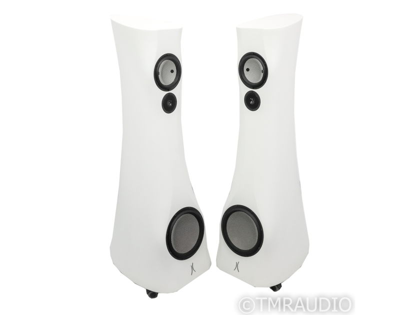 Estelon X Diamond Floorstanding Speakers; Matte White Pair (32923)