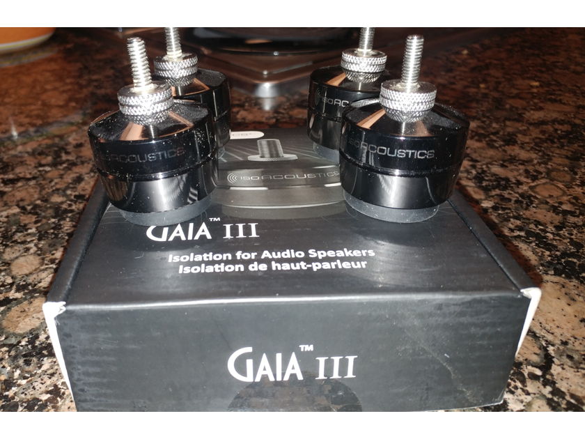 IsoAcoustics GAIA III Isolation Speaker/Equipment Feet (4 Pack), Free Shipping!