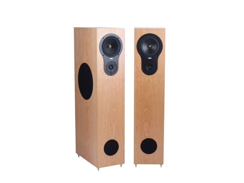 REGA RX5 Floorstanding Speakers (Cherry, Black Ash): NEW-In-Box; Full Warranty; 50% Off