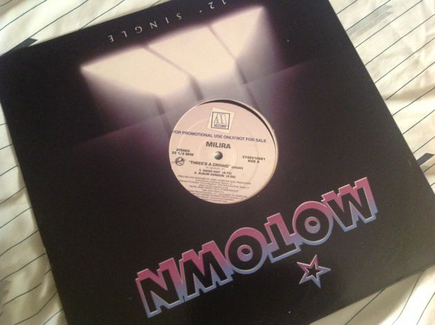 Milira Three's A Crowd Motown Records Promo 12 Inch Sin...