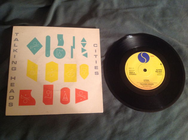 Talking Heads Sire Records U.K. 45 With Sleeve  Cities/...