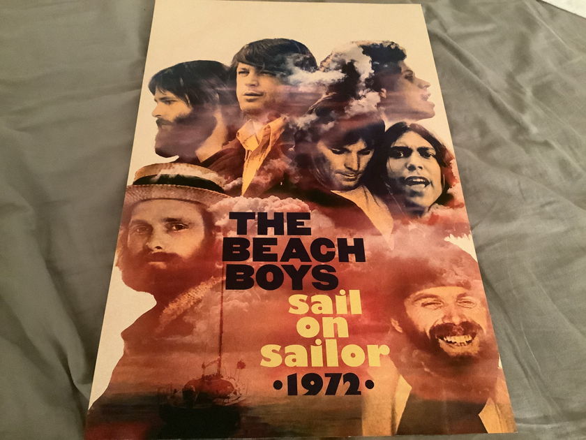 The Beach Boys UMG Records Promo Lithograph  The Beach Boys Sail On Sailor 1972