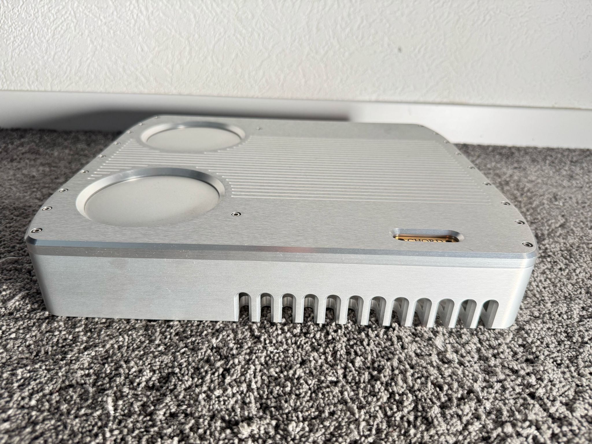 Chord Company Mezzo 140 power amplifier in silver