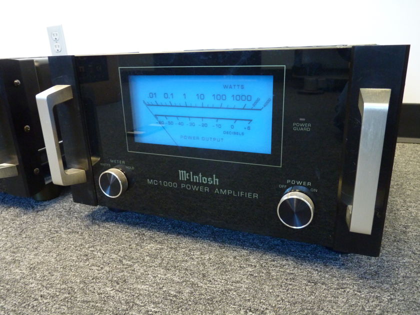 McIntosh MC-1000 Mono Amp PAIR -Vintage-Nice-