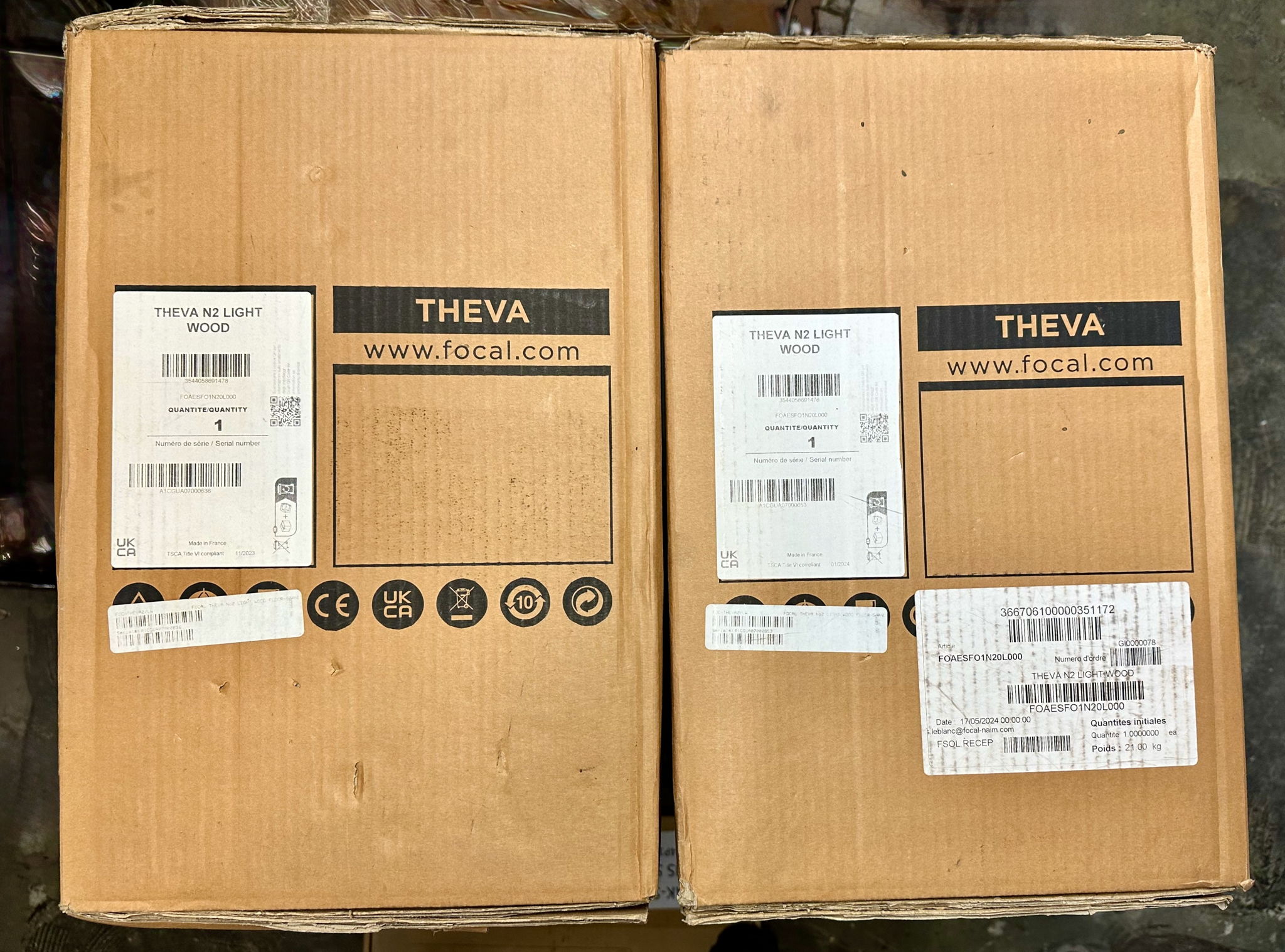 Focal Theva N°2 Light Wood Speakers