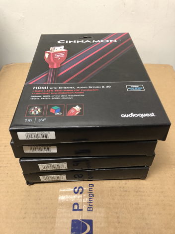 AudioQuest Cinnamon HDMI 1&3 meter available Brand New!...