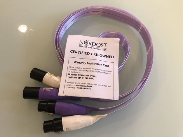 $1,495 NORDOST SPM REFERENCE INTERCONNECT CABLES, 1.5 M...