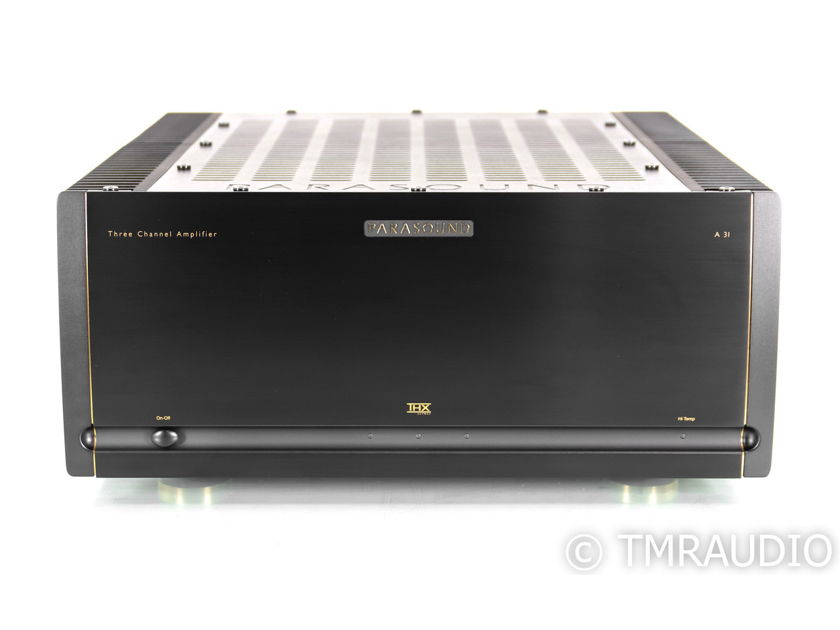 Parasound Halo A31 3-Channel Power Amplifier; Black; A-31 (48858)
