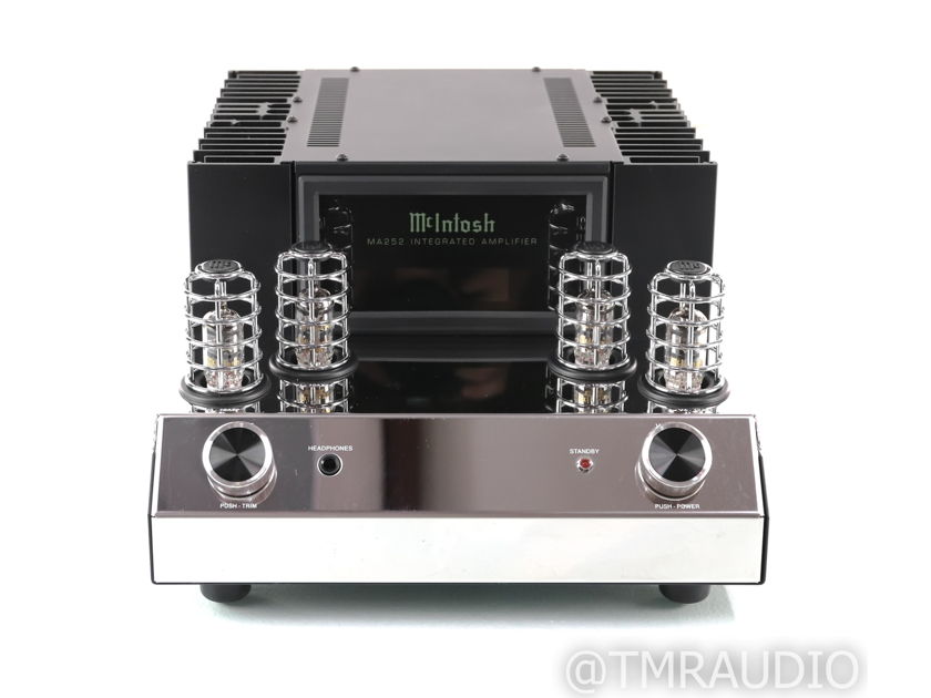 McIntosh MA252 Stereo Tube Hybrid Integrated Amplifier; MA-252; MM Phono; Remote (28859)